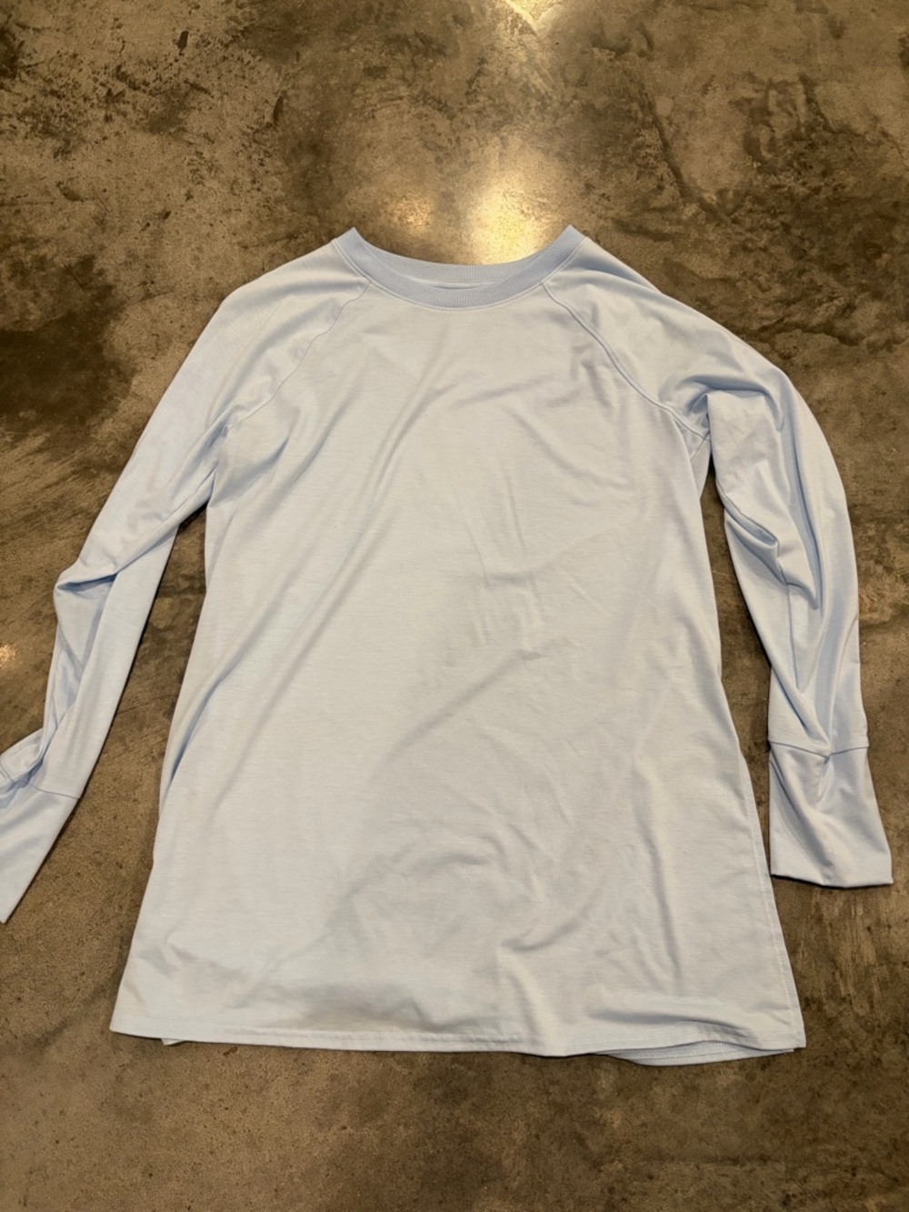 tek gear Light Blue Long-Sleeve Crewneck Shirt for Men